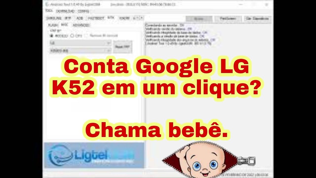 Remover Conta Google LG K52 com um clique. - YouTube
