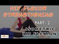 HIP FLEXOR STRENGTHENING - PT2 ISOMETRIC HIP FLEXION - Exercises for Multiple Sclerosis