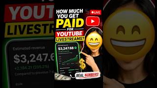 youtube livestream earning 🤪. #youtube #earnings #livestream #monetization youtube livestream earning 🤪. #youtube #earnings #livestream #monetization