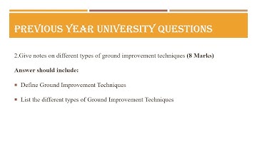 PREVIOUS YEAR QUESTIONS DISCUSSIONS MODULE I CE 362 GIT