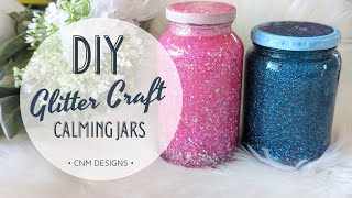 DIY Glitter Sensory Jars - Calming Jars - Easy Crafts For Kids