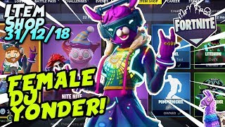 Fortnite Item Shop *NEW* DJ BOP SKIN GAMEPLAY! [December 31st, 2018] (Fortnite Battle Royale)