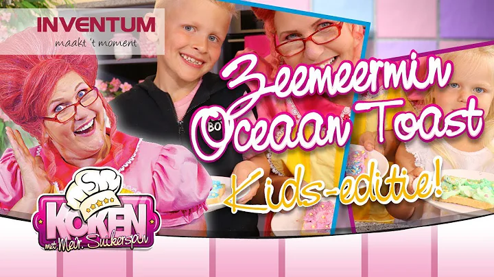 Glitter  Zeemeermin Oceaan Toast | koken met Mevro...