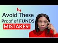 Avoid these proof of funds bank statement errors when applying for your canada study visa