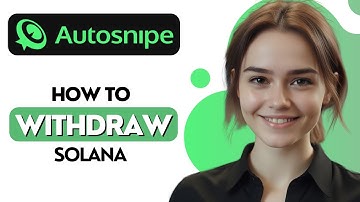 How To Withdraw SOLANA from AutoSnipe AI Wallet 2024