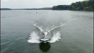 Ski Boat ripping it up from birds eye view by Precision Films 49 views 1 year ago 1 minute, 52 seconds