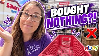 I Bought NOTHING at the Thrift Store... and That Was the Right Call (+ What Sold)