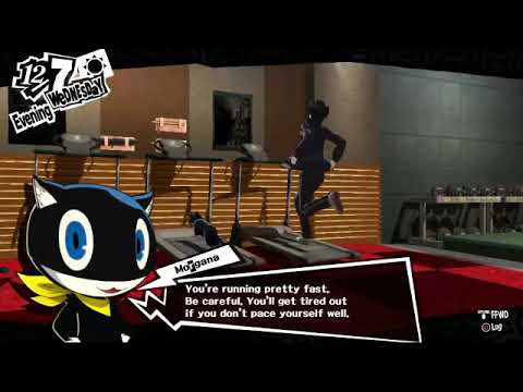 Persona 5- Joker Running on Treadmill for 10 Hours - YouTube