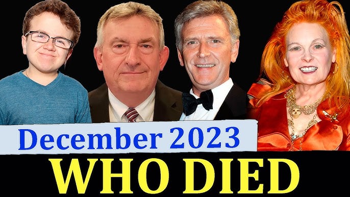 14 Famous Celebrities Who Died 29th December 2023 Actors Who Died Today
