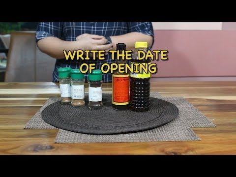 Proper labeling of spices and seasonings | Kitchen Hacks - YouTube