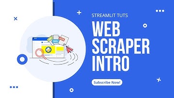 Streamlit Web Scraper Introduction | Complete Streamlit Python Course