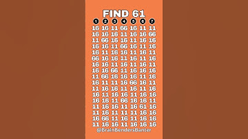 Can You Spot the 56 Before Time Runs Out? #shorts