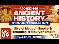 Complete Ancient History | Lec 9: Rise of Magadh Empire &amp; Formation of Mauryan Empire | UPSC