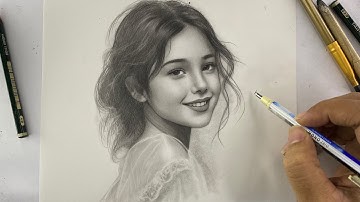 Watch This Portrait Come to Life – Realistic Drawing Timelapse