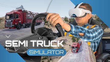 Improve your driving skills with our Semi-Truck  SIMULATOR
