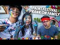 PAINT FESTIVAL PRANK ON FAMILY!! (Sinulog) | Ranz and Niana