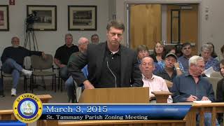 St Tammany Parish Government Zoning Meeting 03/03/2015