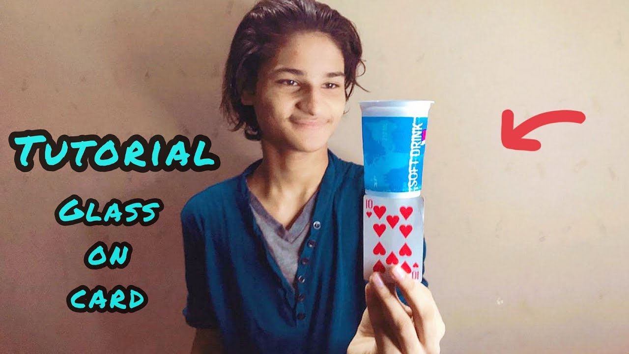 Easy Glass And Card Magic _ Tutorial _ Learn Magic | Waleed Magician