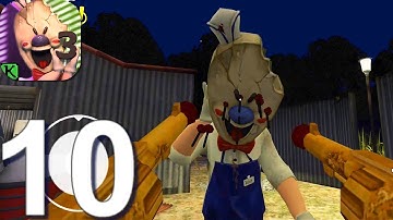 Ice Scream 3 - Gameplay Walkthrough Part 10 Rod Golden Revolver & Golden Fish (Android,iOS)