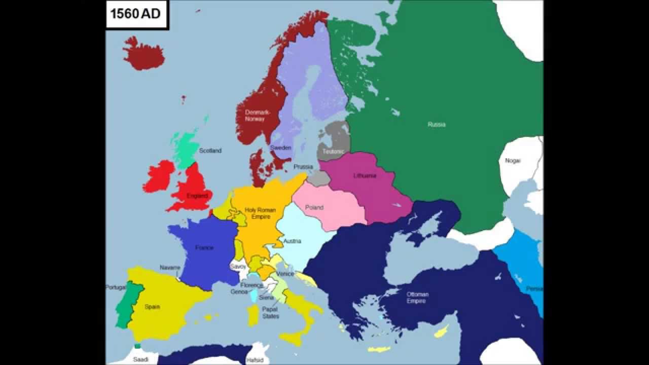 map of europe through time History Of Europe 6013 Years In 3 Minutes Youtube map of europe through time