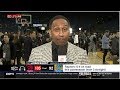 Stephen A. Smith STUNNED by Kawhi (36 Pts) leads Raptors beat Warriors 105-92 in Game 4