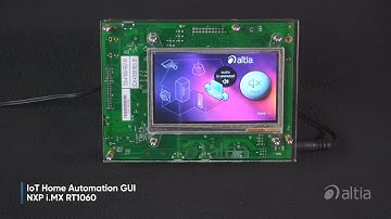 Altia in Action | Internet of Things (IoT) Home Automation GUI on NXP i.MX 1060RT Crossover MCU