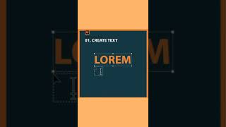Isometric Type Effect-Adobe Illustrator tips #shortvideo #short #youtube