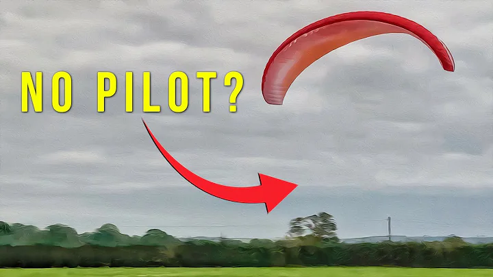 Paragliding Wing Lands Completely By Itself 🤯