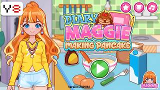 Diary Maggie: Making Pancake Game Walkthrough Review #games #gameplay #gamewalkthrough #cooking screenshot 2