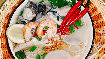 Cách Nấu Bún Cá Lóc Nước Lèo Miền Tây Nhanh Gọn Lẹ Không Tanh l Phượng TV #nauan 