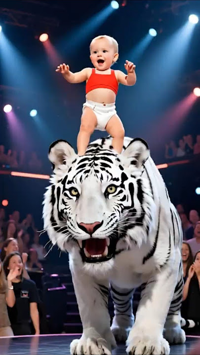 Harimau besar yang sangat ganas. (A very ferocious big tiger.)
