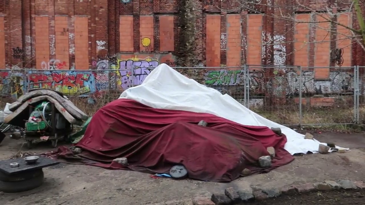 HOMELESS CAMP IN BERLIN YouTube