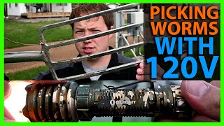 How To Pick Worms Using 120 Volts!  - Olight Warrior X Pro & I5T Flashlight Review screenshot 5