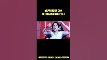 👩🏻‍💻 APRENDER A PROGRAMAR JAVA con NETBEANS o ECLIPSE? La inge nos cuenta 🤩 #shorts