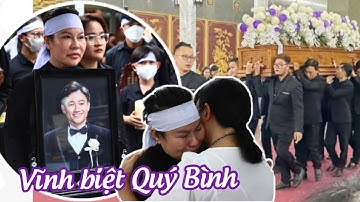 Lễ di quan : Vợ, con và hàng ngàn khán giả bật khóc để đưa tiễn Quý Bình.