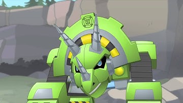 Transformers Rescue Bots Testing Out The Dinobots