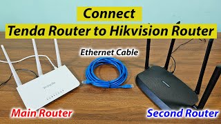How to use hikvision router as repeater using ethernet cable