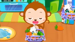Baby Panda Gets Organized | Teach Baby Learn How to Tidy up the room  | Babybus Kids Games screenshot 4