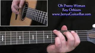 Roy Orbison Oh Pretty Woman Intro Riff Guitar Lesson