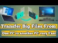 #ShareFolder How To Transfer Big Files from one PC to another PC Very Fast