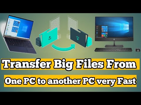 Video: How To Transfer A Large File To Another Computer