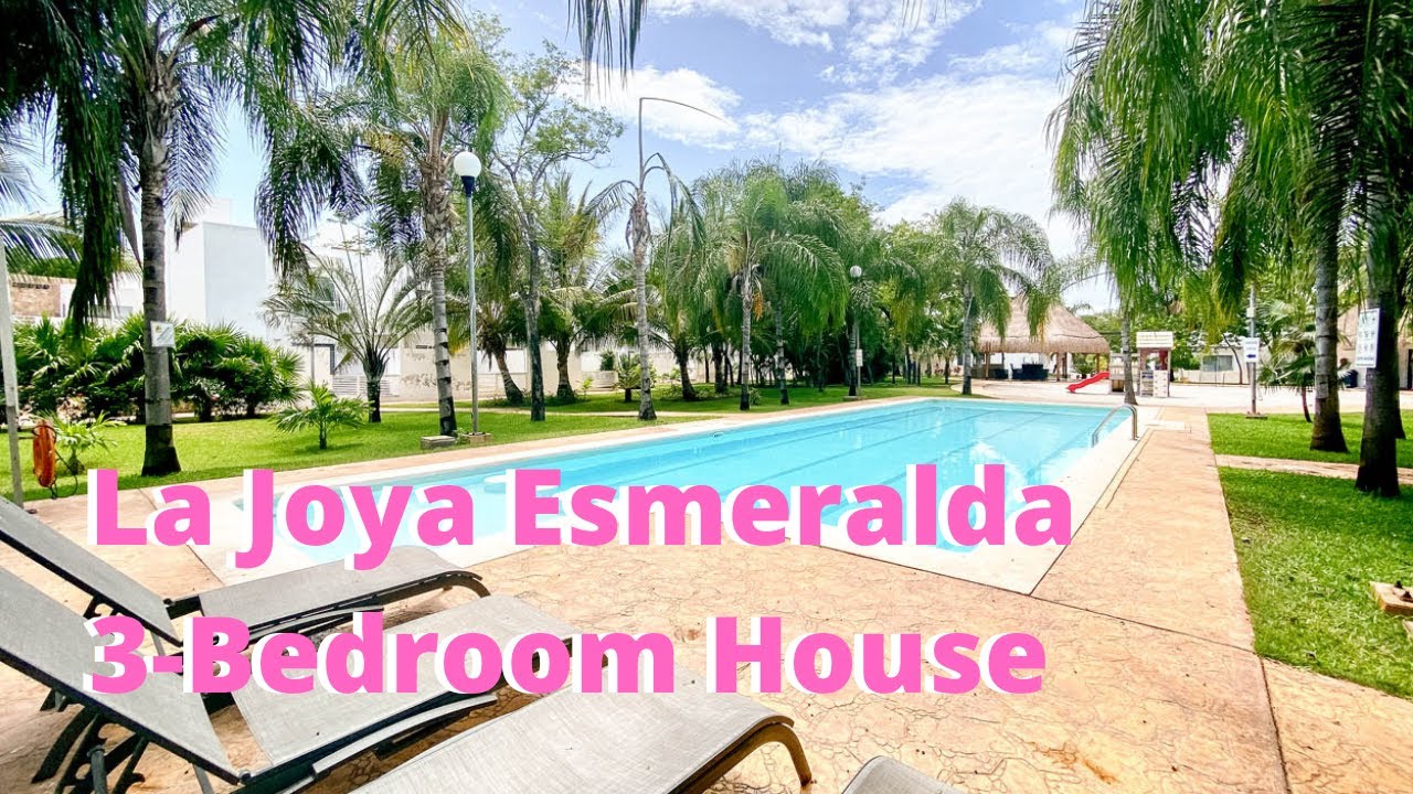 La Joya Esmeralda 3Bedroom House Playa del Carmen Real Estate YouTube