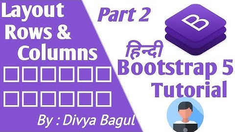 Bootstrap5 rows and columns | bootstrap5 Hindi  tutorials | By InspiredWay  | InspiredWay