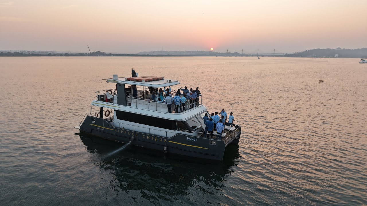 Luxury Private Ripple Chique Catamaran in Goa | GoBananas Travel Events | Group Party upto 45 Guests