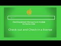 [Perfex CRM Modules - Fixed Equipment Management] Check out and Check in a License