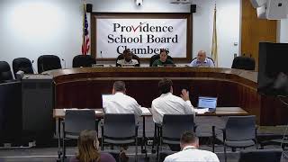 Providence School Board Finance Committee Meeting  5-13-2026