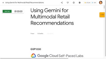 Using Gemini for Multimodal Retail Recommendations GSP1230