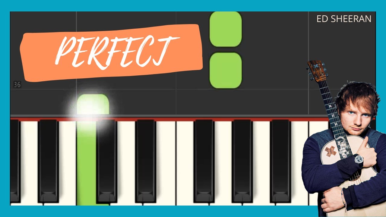 Tablatura letra y acordes Perfect - Ed Sheeran