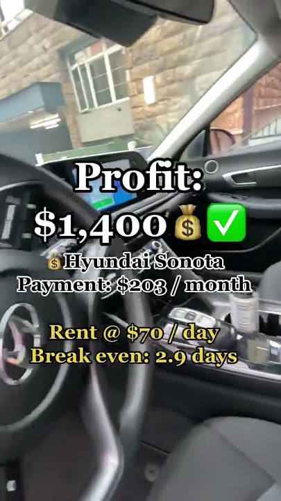 My most profitable car on Turo😳 (Turo Host) #sidehustle