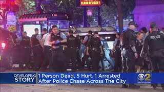 Woman Killed In Crash Involving Police Vehicle Chasing Suspect Across City